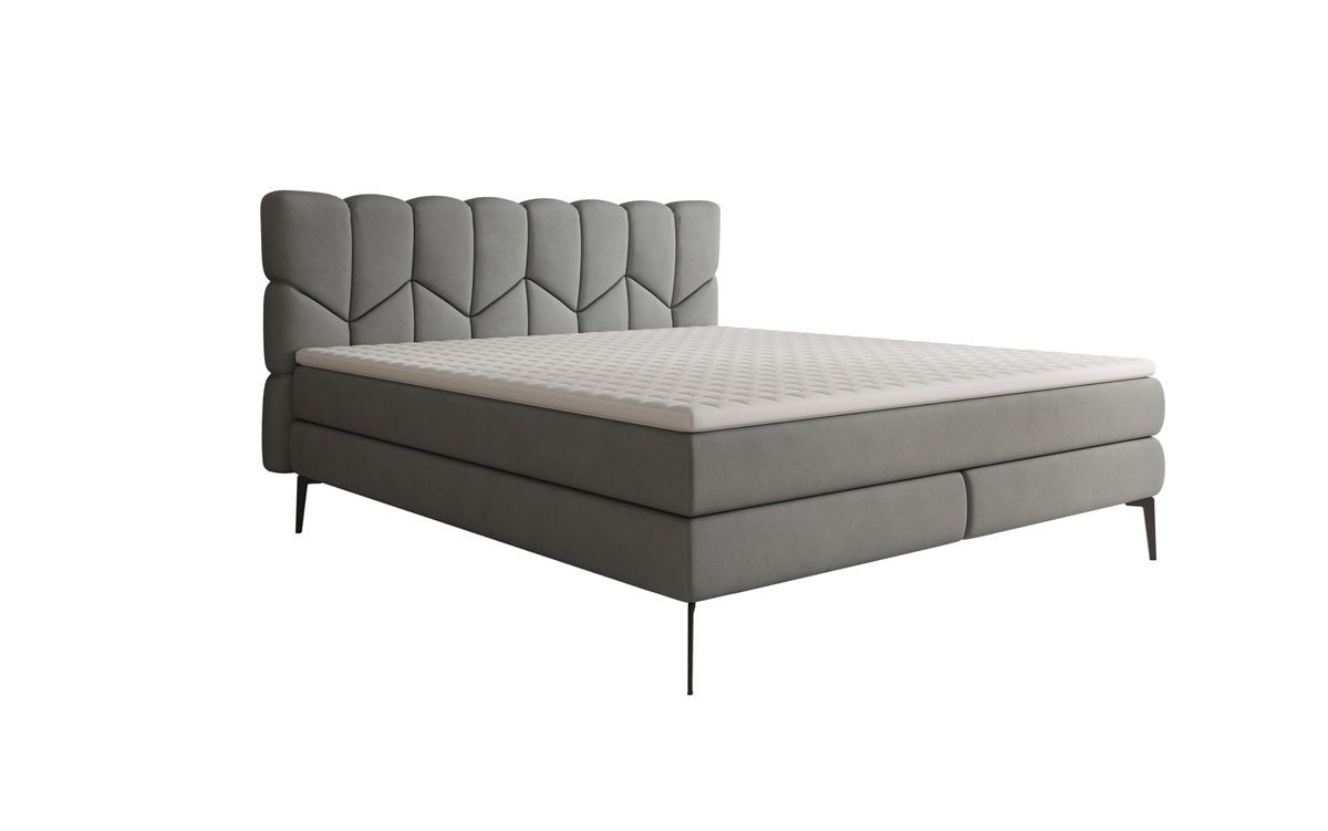 Boxspringbett Mirea a Echtleder