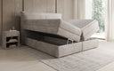 Boxspringbett Avelora mit Stauraum in Cord