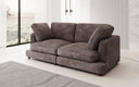 Designer 2 Sitzer Sofa Thalessa in Cord