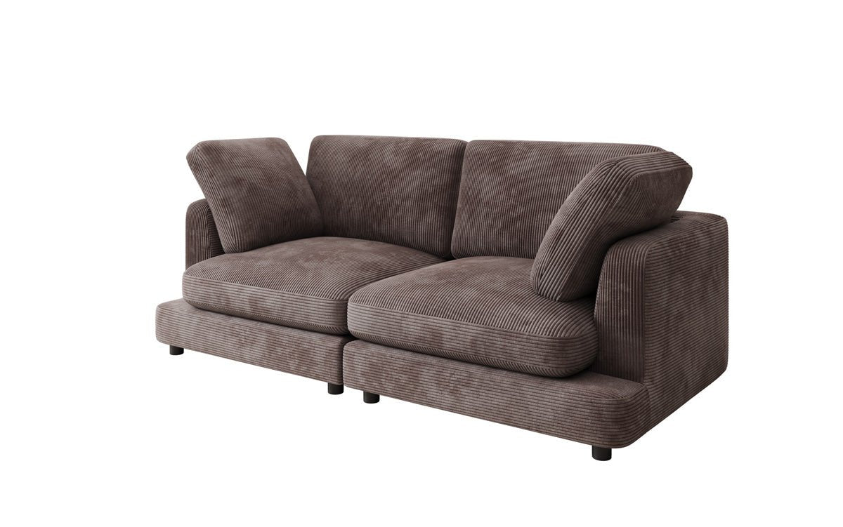 Designer 2 Seater Sofa Thalessa in Corduroy