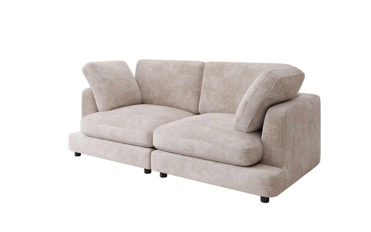 Designer 2 Seater Sofa Thalessa in Corduroy