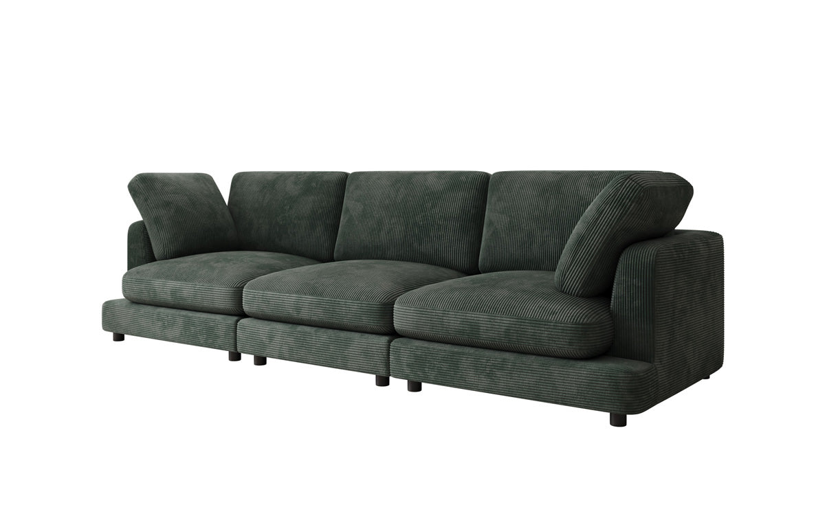 Designer 3 Seater Sofa Thalessa in Corduroy
