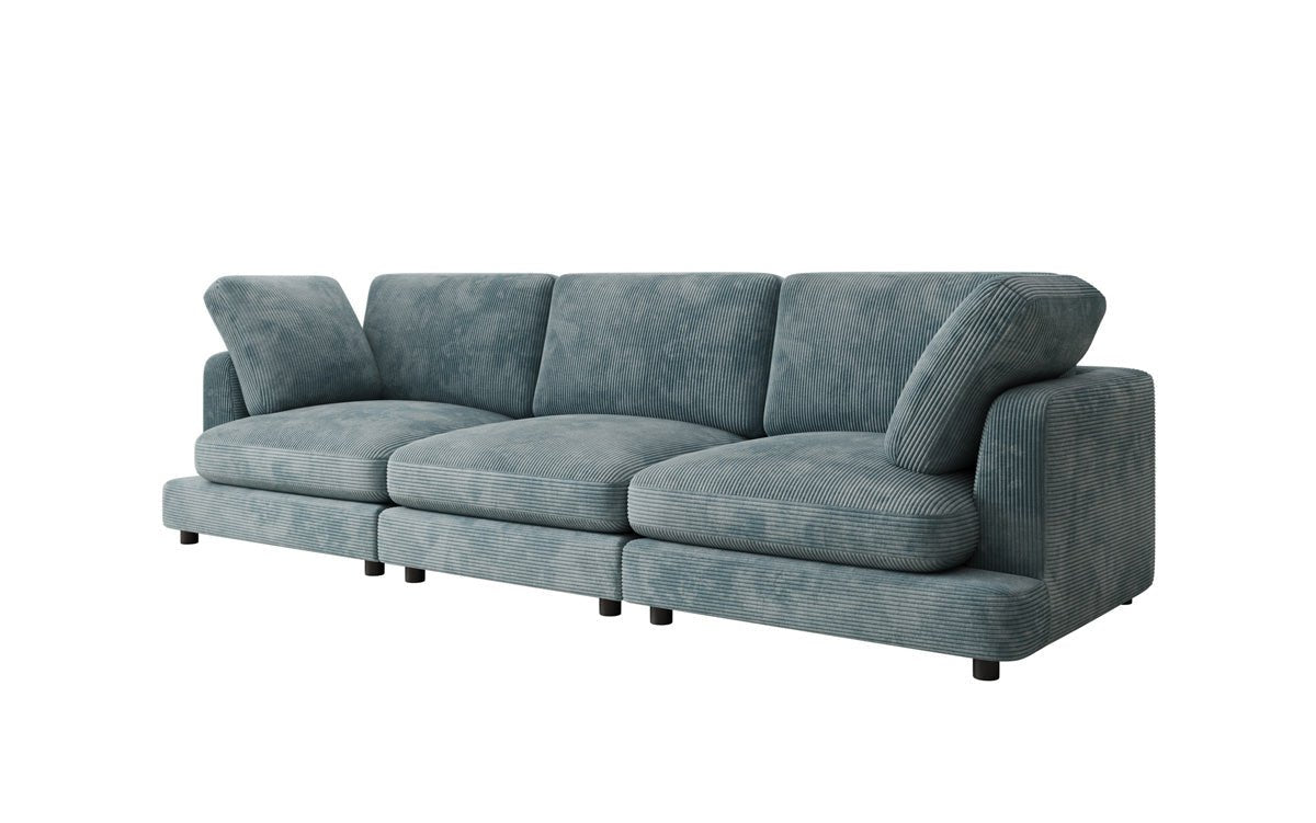 Designer 3 Seater Sofa Thalessa in Corduroy
