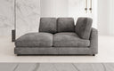 Chaise Longue/Canapé Designer Thalessa en Côtelé