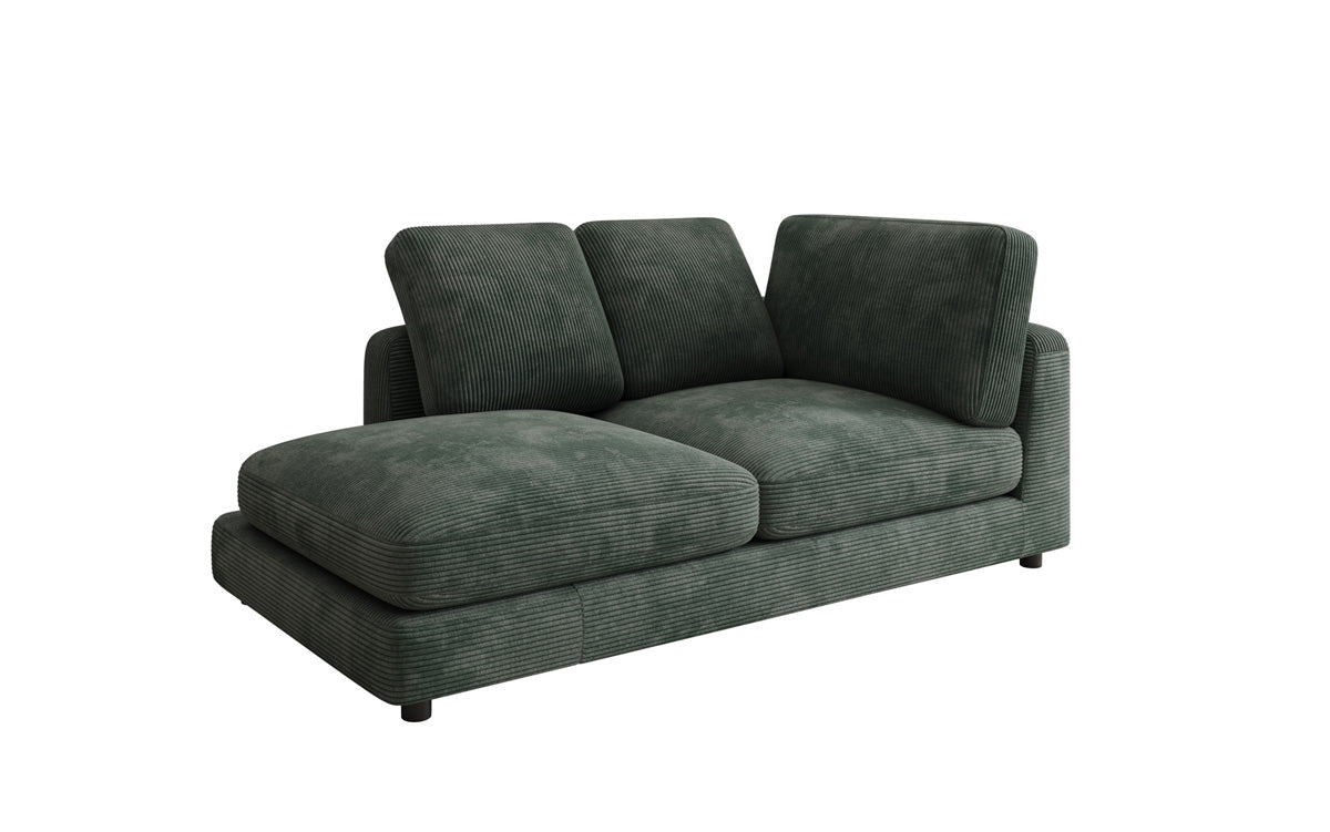 Designer Chaise Lounge/Sofa Thalessa in Corduroy