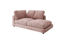 Chaise Longue/Canapé Designer Thalessa en Côtelé