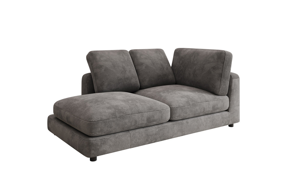 Designer Chaise Lounge/Sofa Thalessa in Corduroy