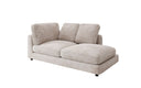 Chaise Longue/Canapé Designer Thalessa en Côtelé