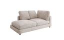 Chaise Longue/Canapé Designer Thalessa en Côtelé