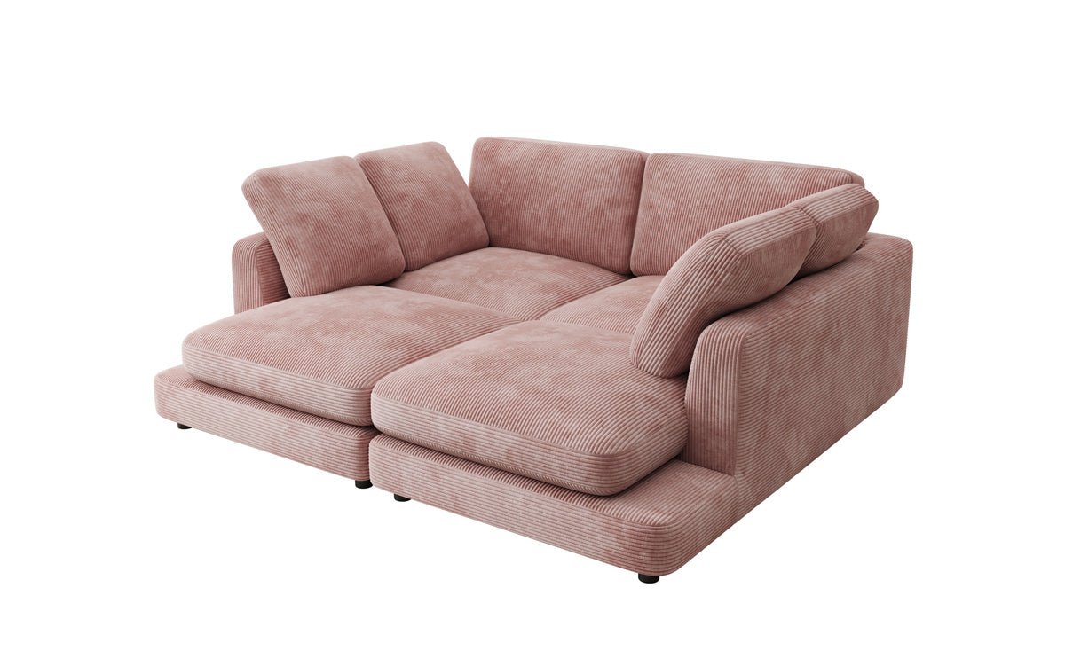 Designer lounge sofa Thalessa in Corduroy