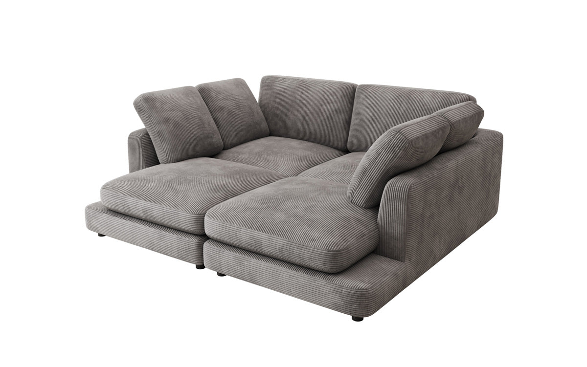Designer lounge sofa Thalessa in Corduroy