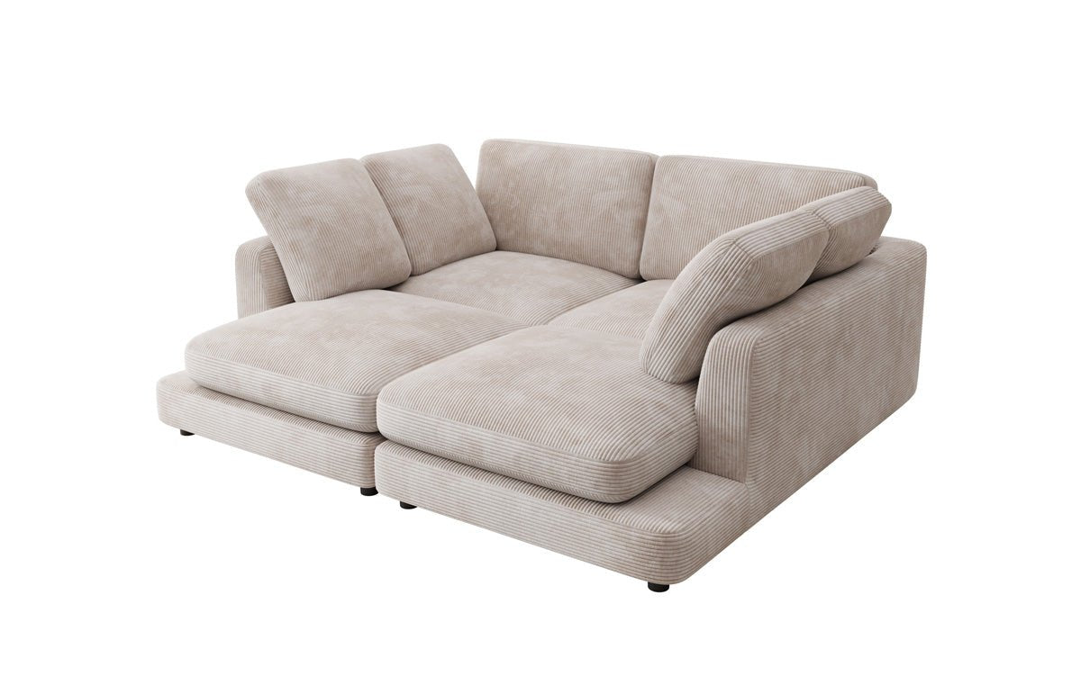 Designer lounge sofa Thalessa in Corduroy