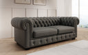 Ensemble de canapés Chesterfield Royal 3+2+1 en cuir véritable