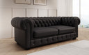 Ensemble de canapés Chesterfield Royal 3+2+1 en cuir véritable