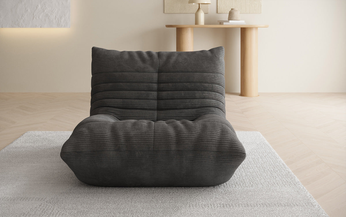 Designer Sofa-Sessel Calmo in Cord