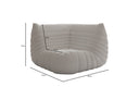 Designer Eckmodul Sofa Armchair Calmo in Teddy Bouclé