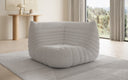 Designer Eckmodul Sofa Armchair Calmo in Teddy Bouclé