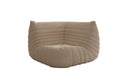 Designer Eckmodul Sofa Armchair Calmo in Teddy Bouclé