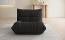 Designer Sofa-Sessel Calmo am Teddy Bouclé