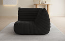 Designer Eckmodul Sofa Armchair Calmo in Teddy Bouclé