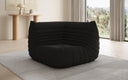 Designer Eckmodul Sofa Armchair Calmo in Teddy Bouclé