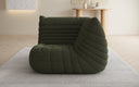 Designer Eckmodul Sofa Armchair Calmo in Teddy Bouclé