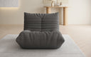 Designer Sofa-Sessel Calmo am Teddy Bouclé