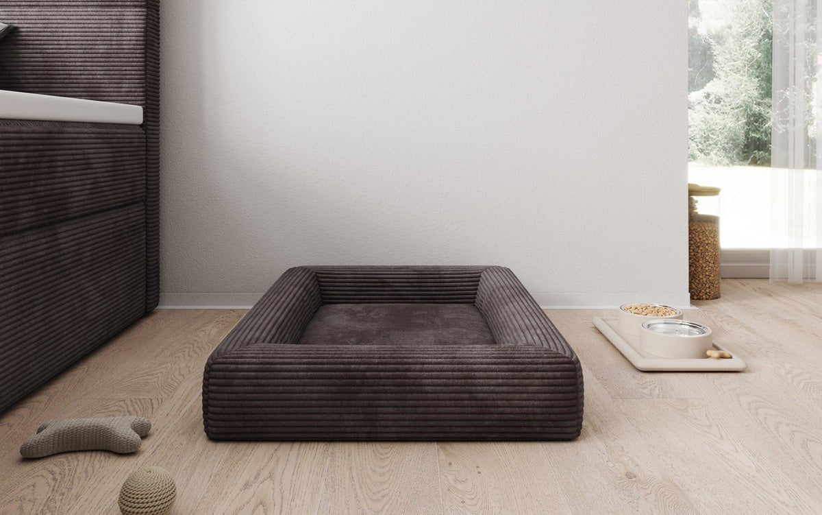 Dog bed Cordino 80 × 60 cm in Corduroy