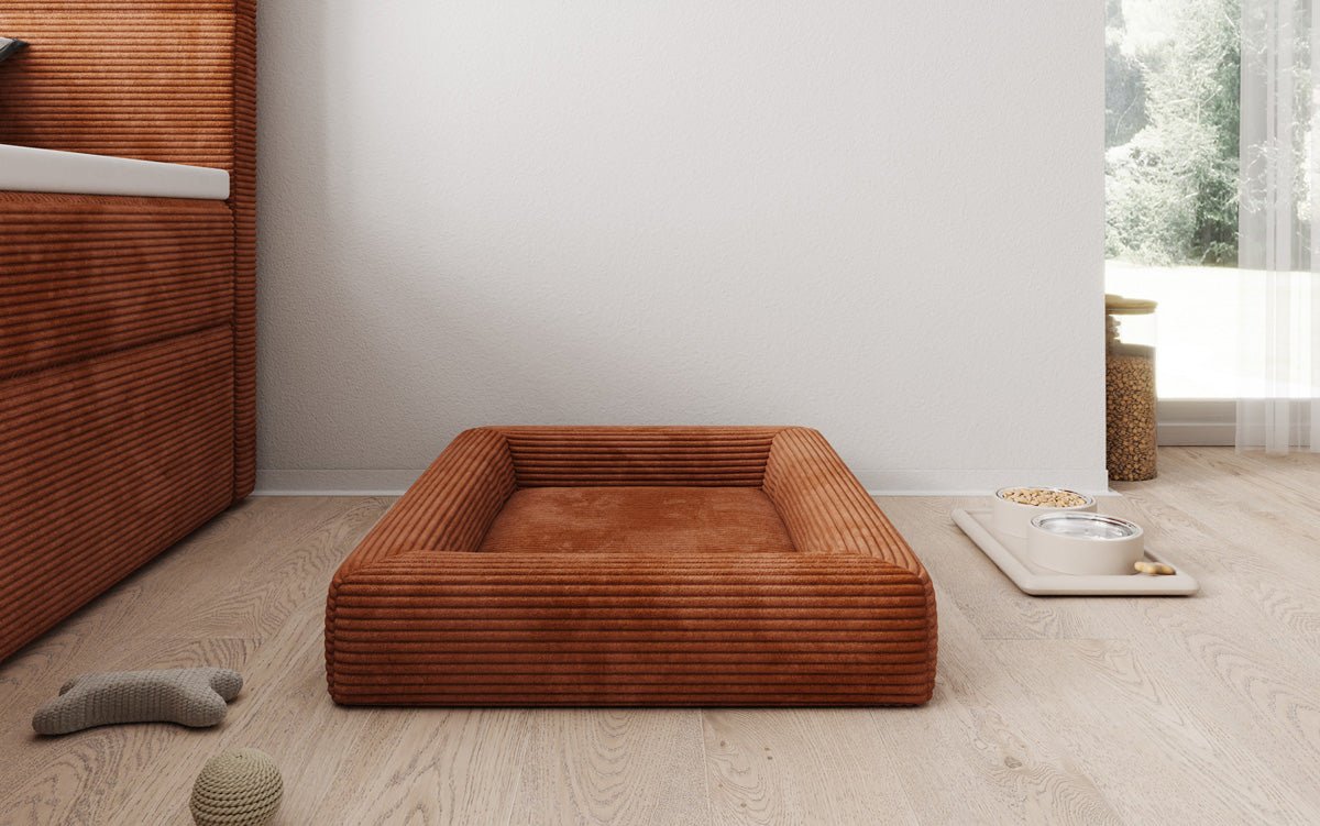 Dog bed Cordino 80 × 60 cm in Corduroy