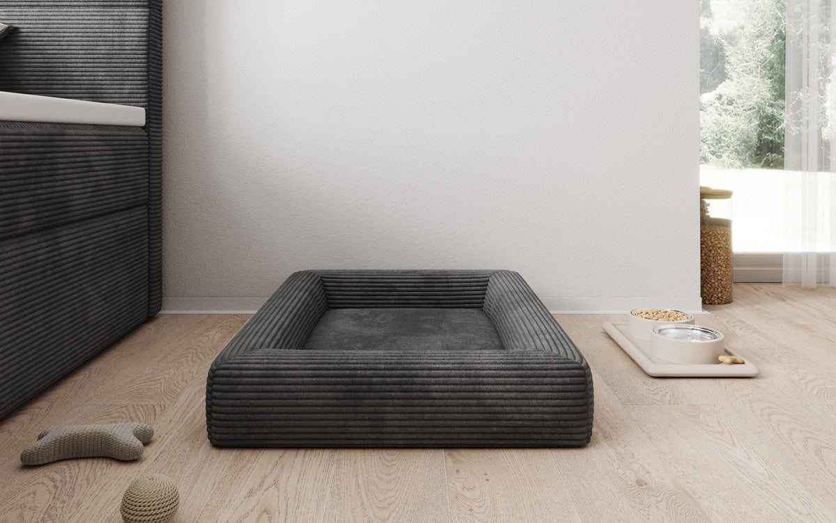 Dog bed Cordino 80 × 60 cm in Corduroy