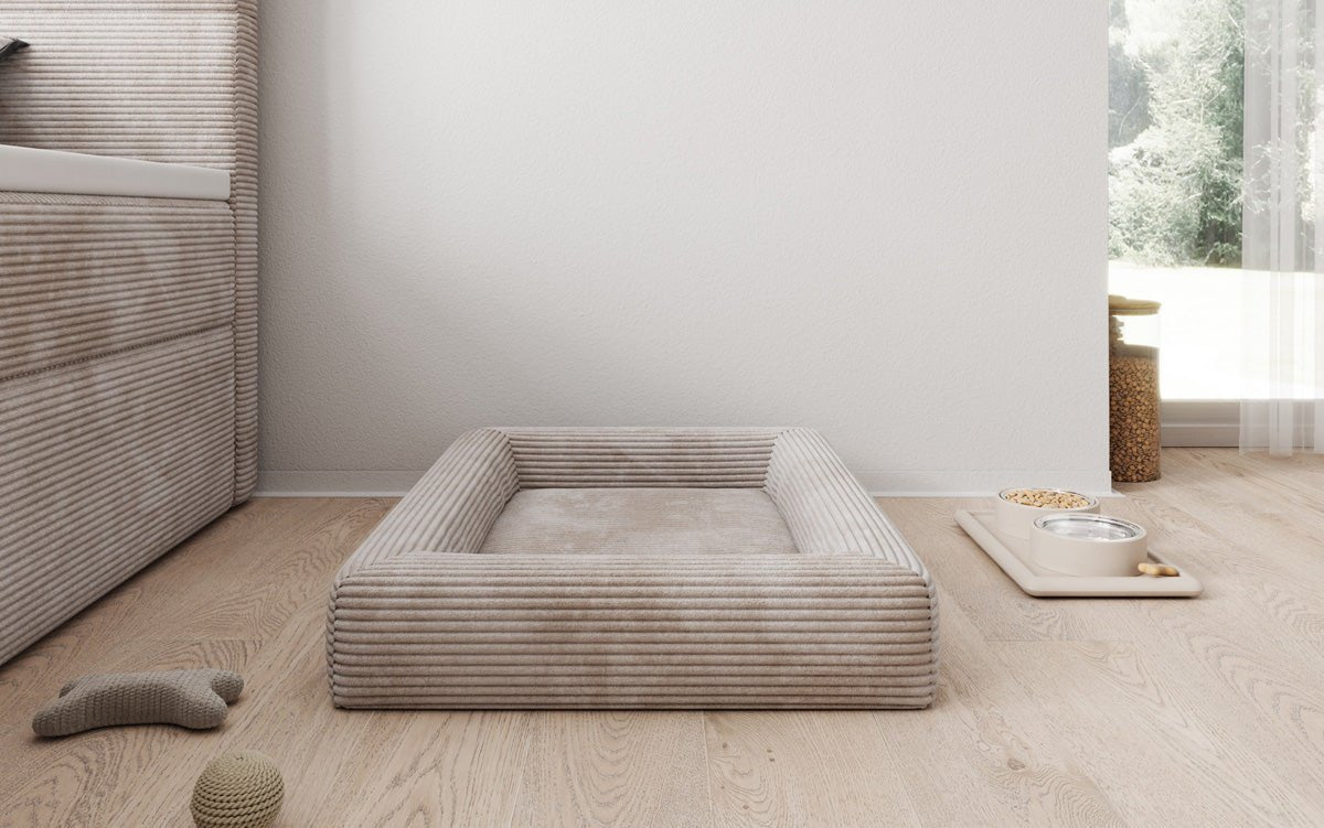 Dog bed Cordino 80 × 60 cm in Corduroy