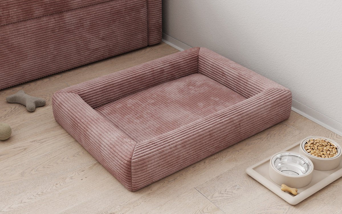 Dog bed Cordino 80 × 60 cm in Corduroy