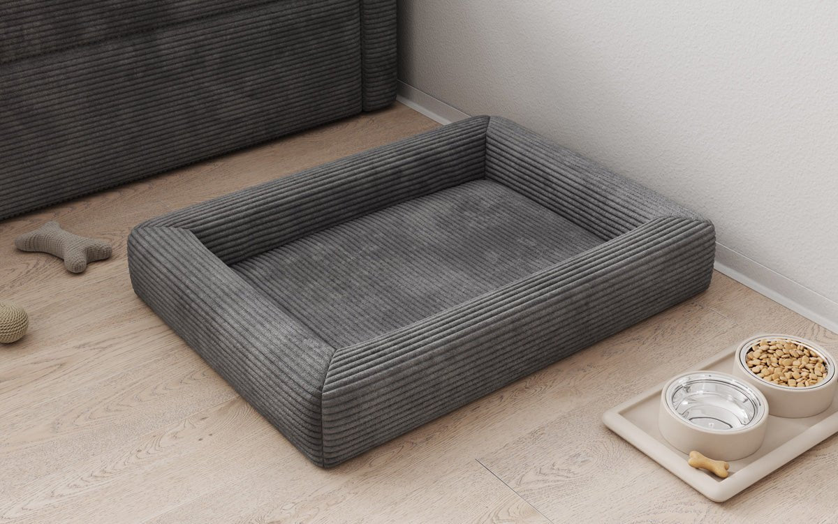 Dog bed Cordino 80 × 60 cm in Corduroy