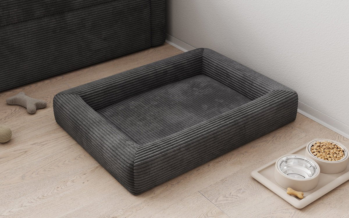 Dog bed Cordino 80 × 60 cm in Corduroy