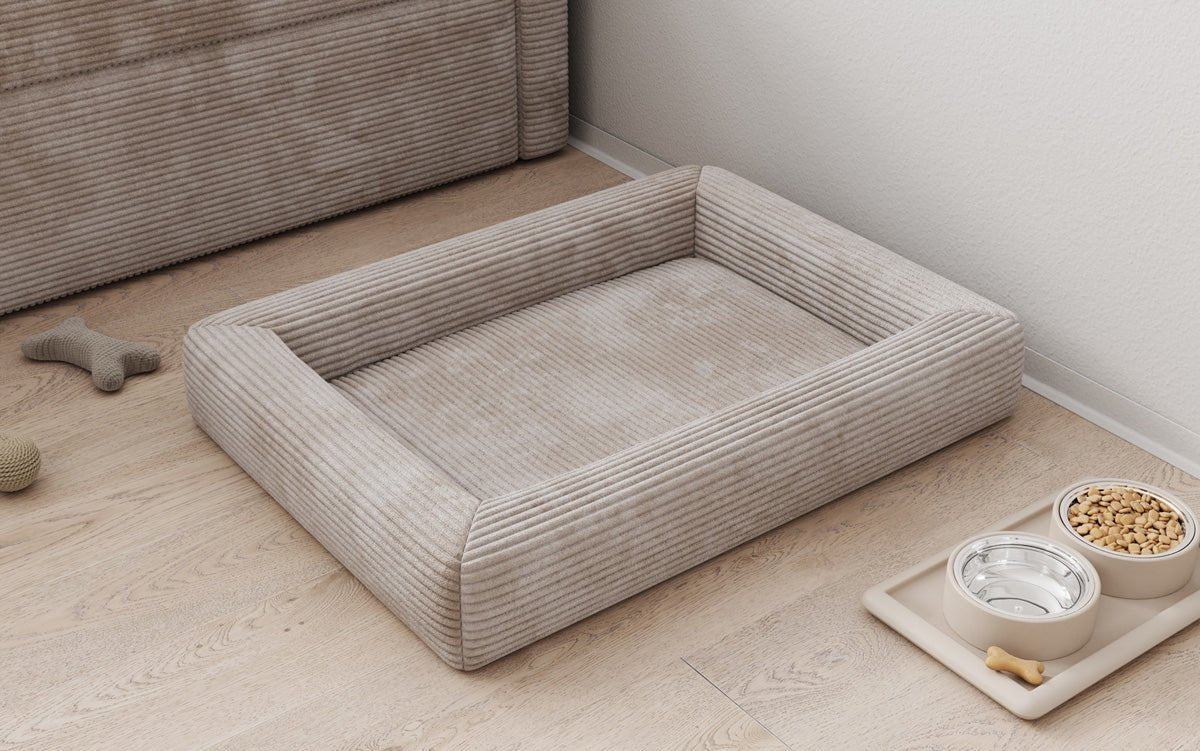 Dog bed Cordino 80 × 60 cm in Corduroy