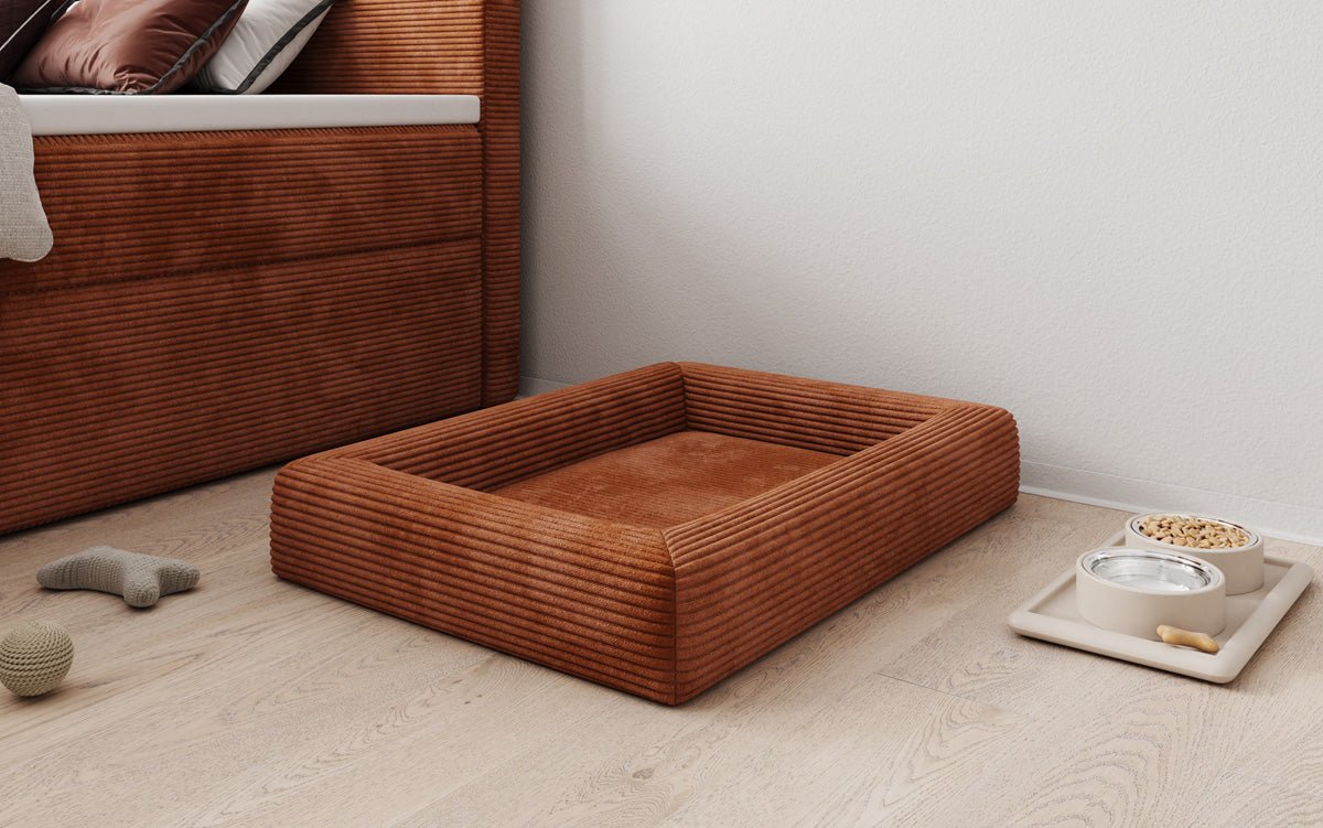 Dog bed Cordino 80 × 60 cm in Corduroy