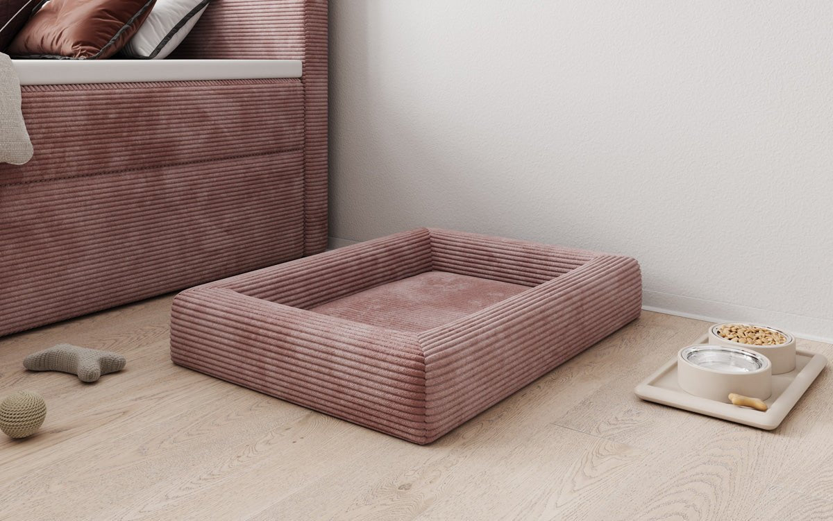 Dog bed Cordino 80 × 60 cm in Corduroy