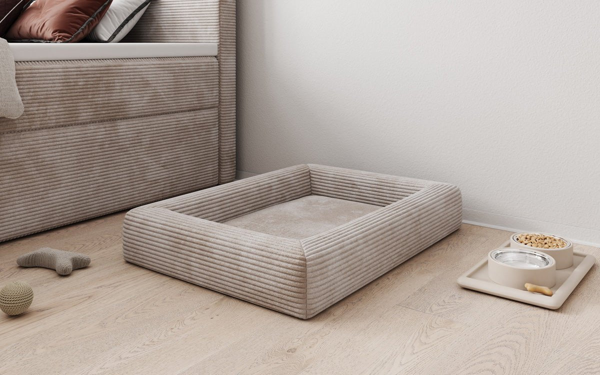 Dog bed Cordino 80 × 60 cm in Corduroy