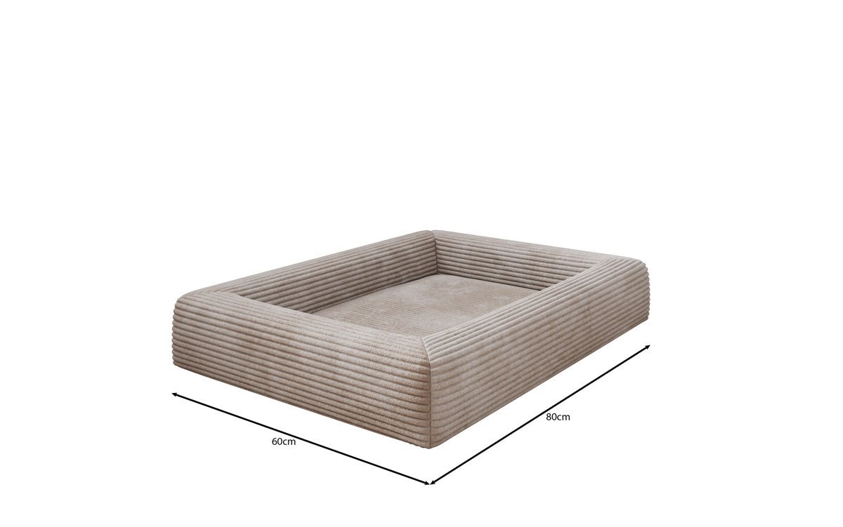Dog bed Cordino 80 × 60 cm in Corduroy