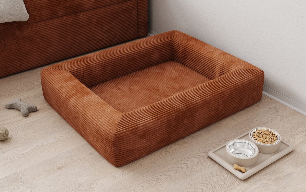 Dog bed Cordino 80 × 100 cm in Corduroy
