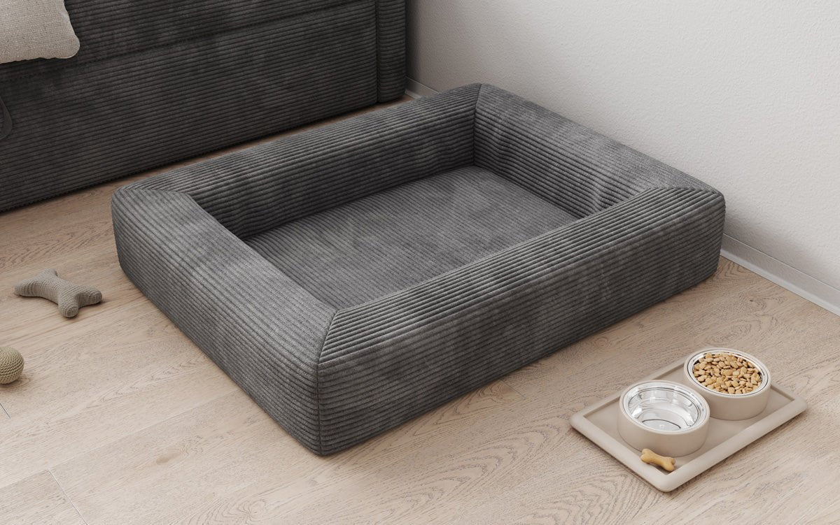 Dog bed Cordino 80 × 100 cm in Corduroy