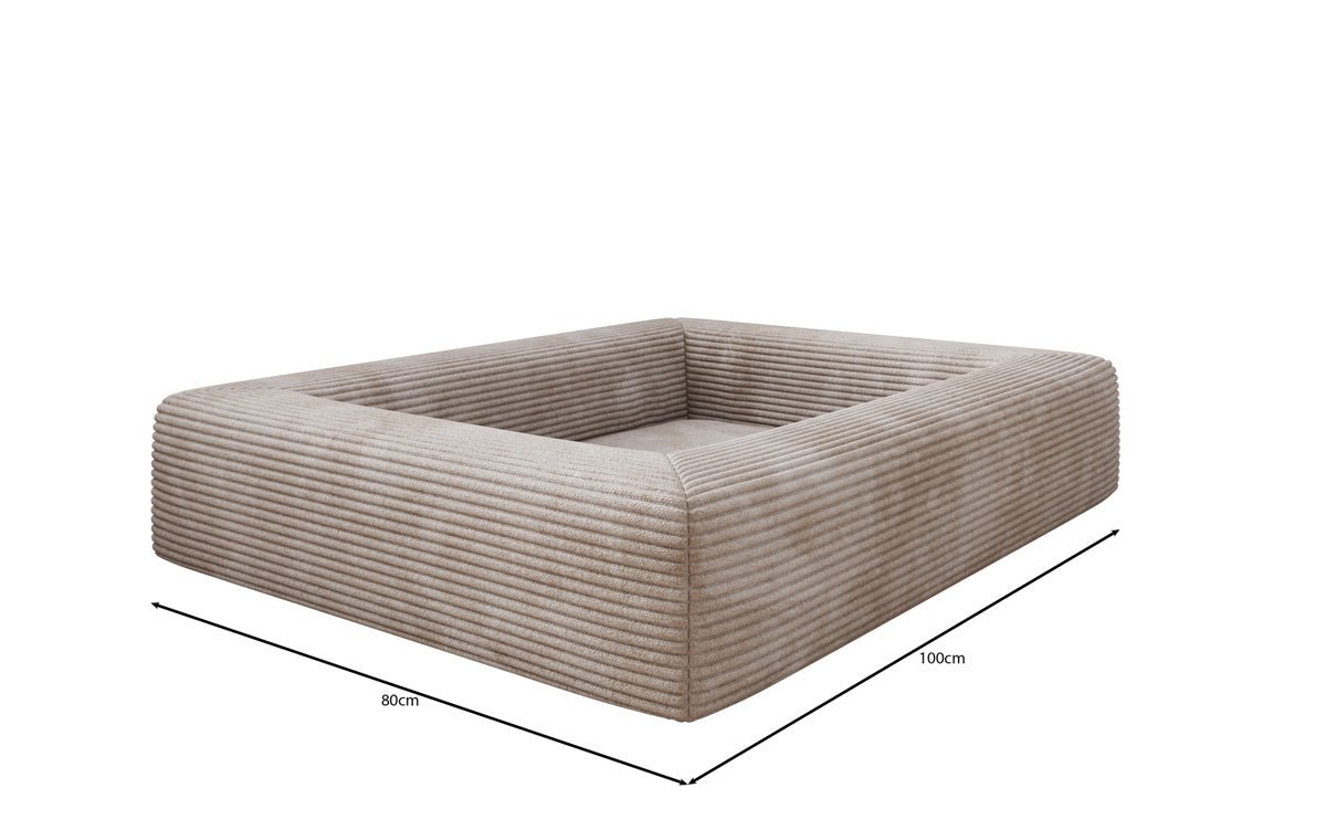 Dog bed Cordino 80 × 100 cm in Corduroy