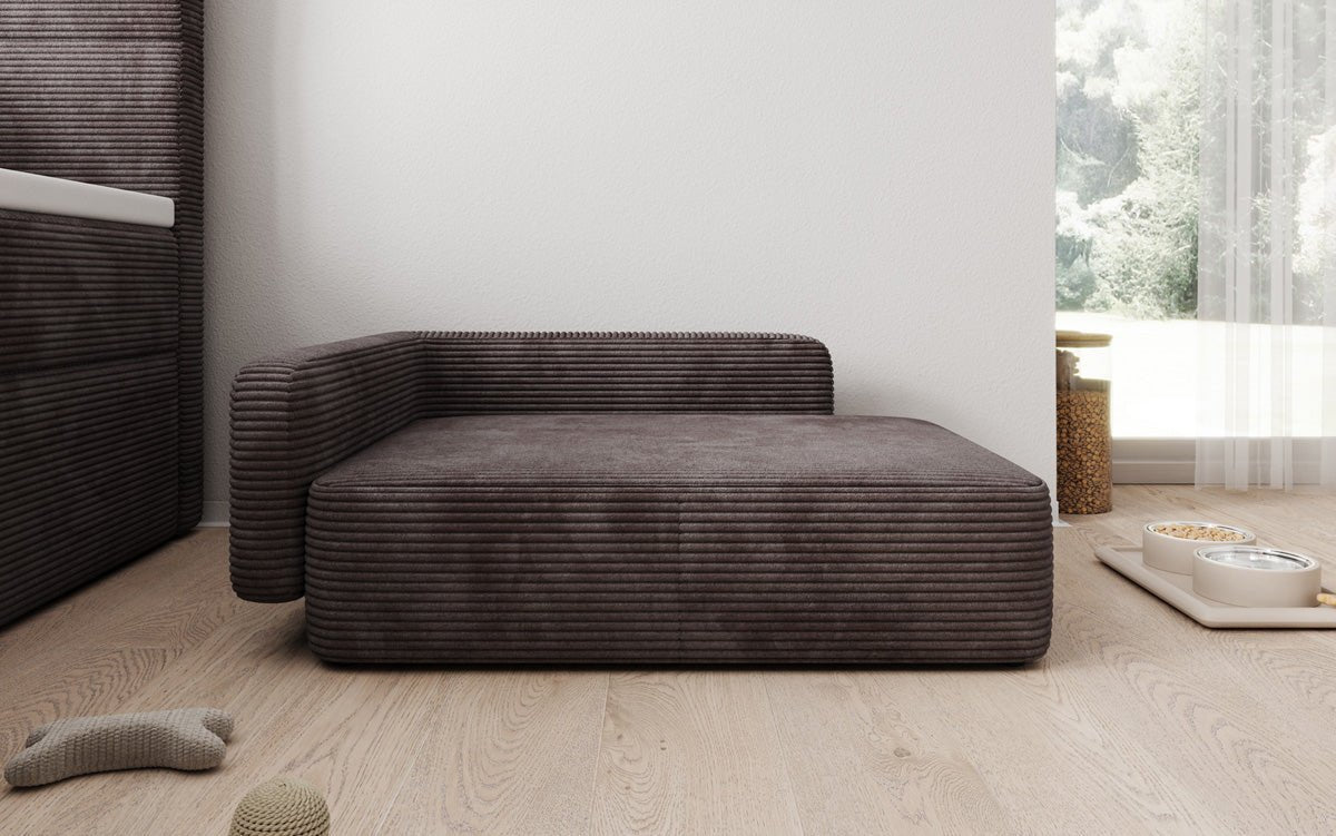 Dog bed BelloCouch 80 × 60 cm in Corduroy