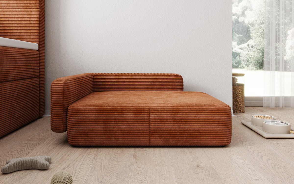 Dog bed BelloCouch 80 × 60 cm in Corduroy