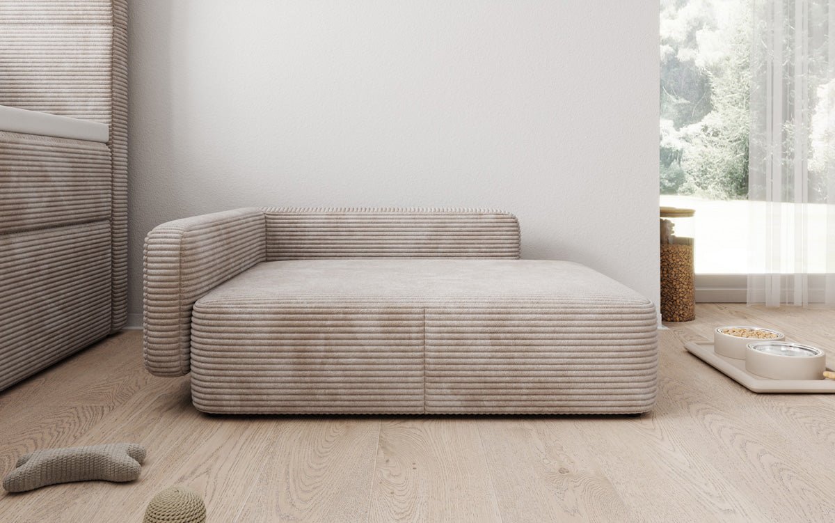 Dog bed BelloCouch 80 × 60 cm in Corduroy