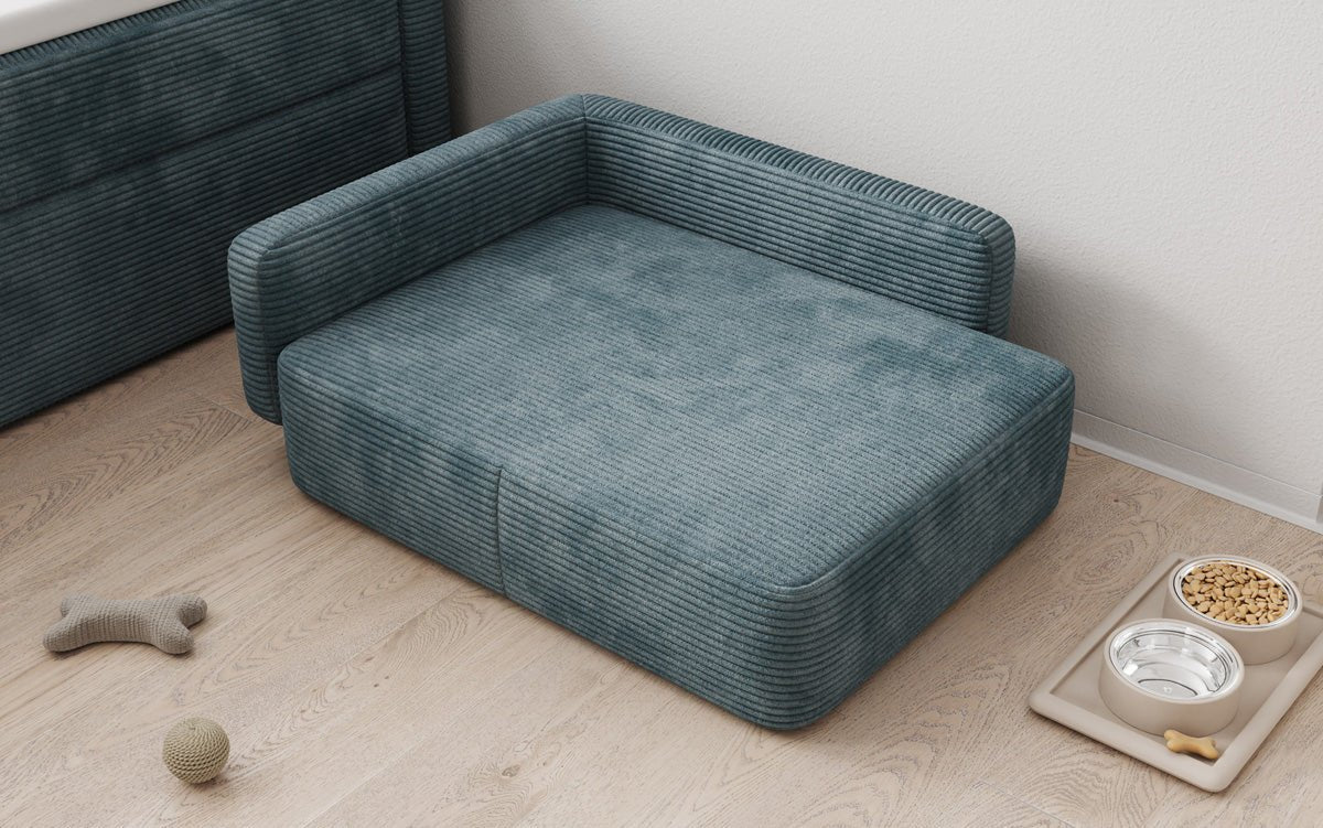 Dog bed BelloCouch 80 × 60 cm in Corduroy