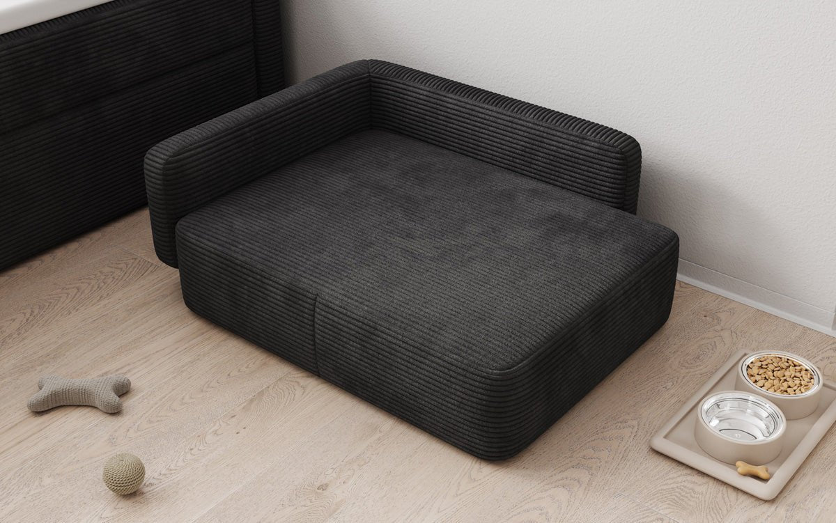 Dog bed BelloCouch 80 × 60 cm in Corduroy