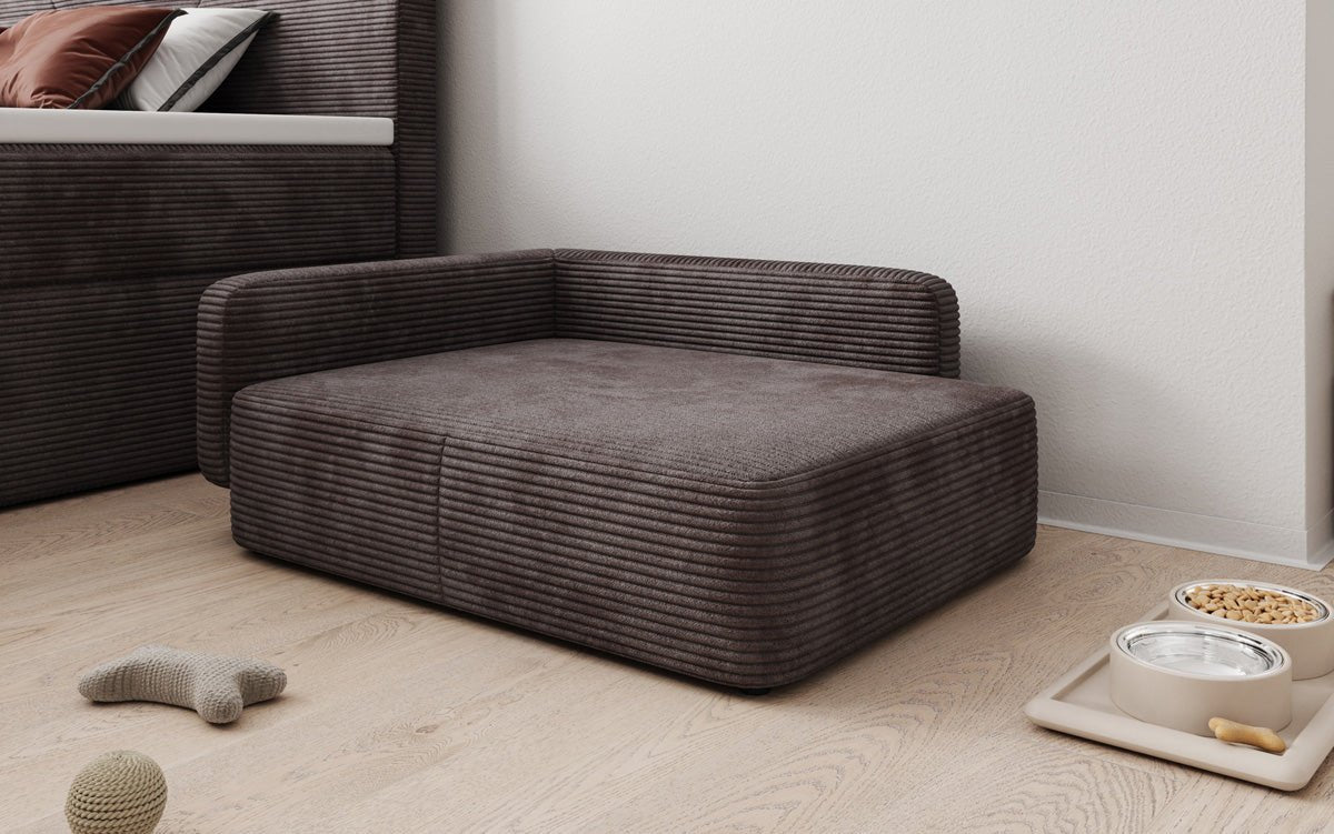 Dog bed BelloCouch 80 × 60 cm in Corduroy