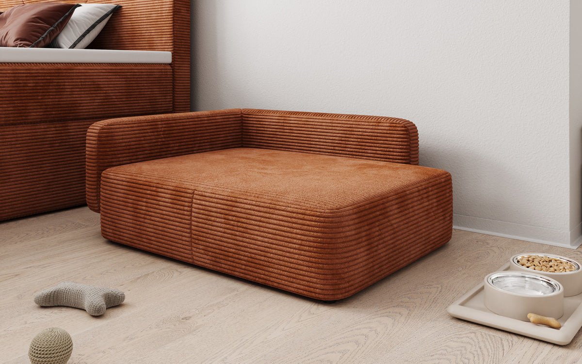 Dog bed BelloCouch 80 × 60 cm in Corduroy