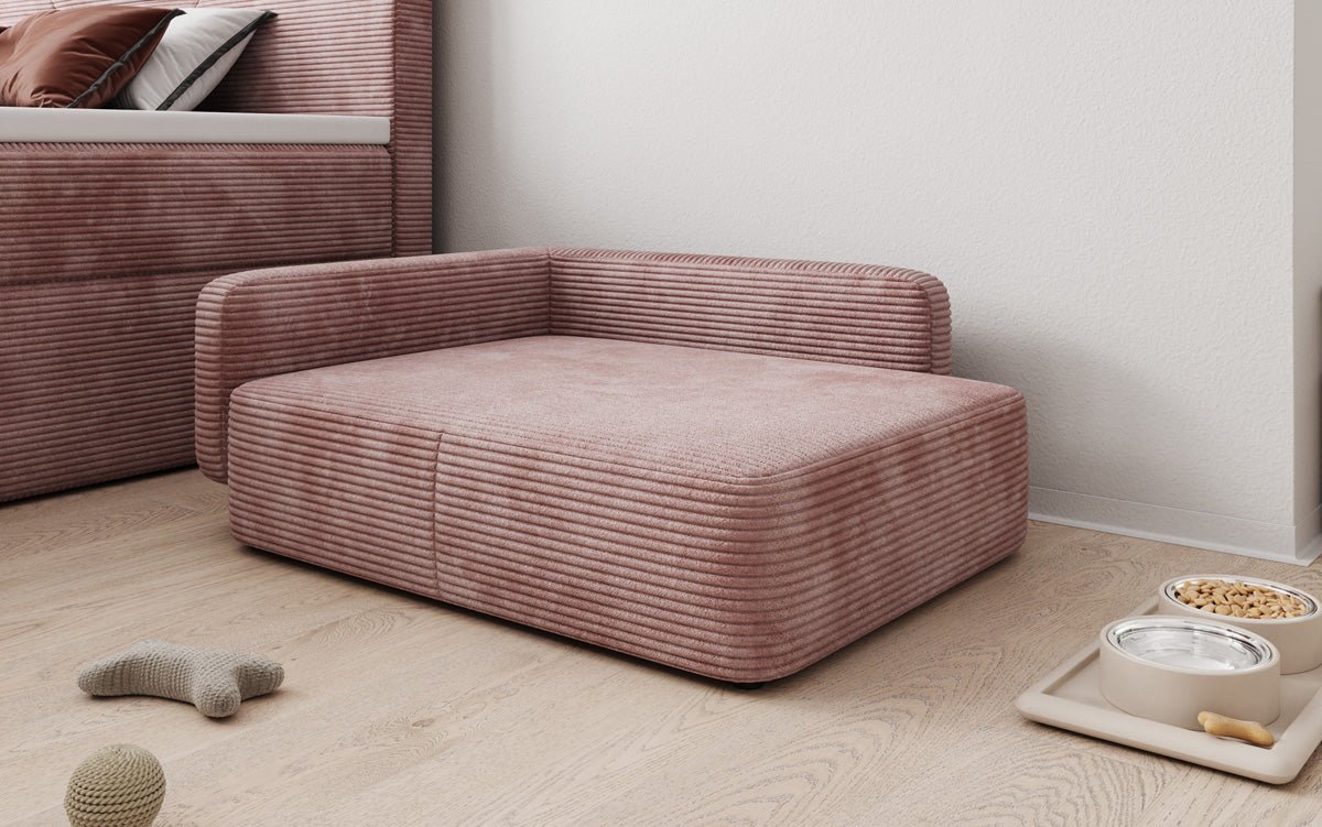 Dog bed BelloCouch 80 × 60 cm in Corduroy